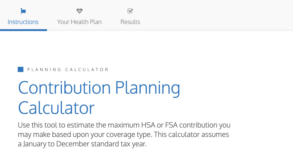 HSA-Contribution-Planning-Calculator